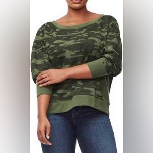 Good American camo sweater